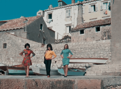 Hands On Hips Croatian Classic Movie GIF