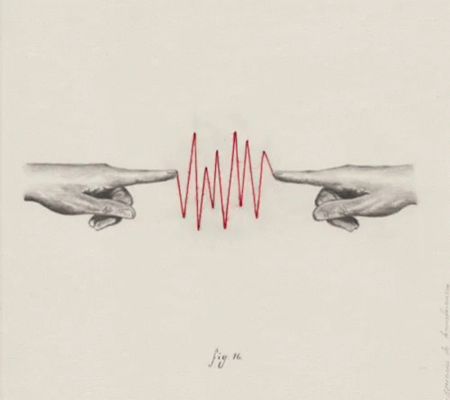 Hands Pointing at Heartbeat Fig