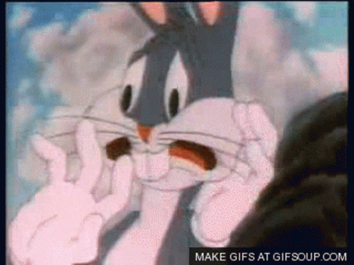 Hands Up Bugs Bunny No GIF