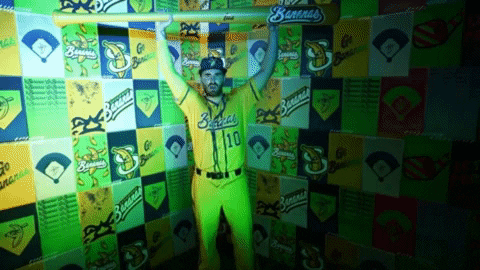 Hands Up Savannah Bananas GIF