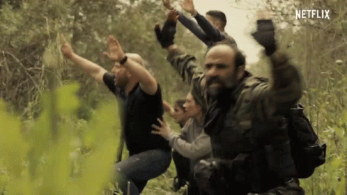 Hands Up Together Lior Raz GIF