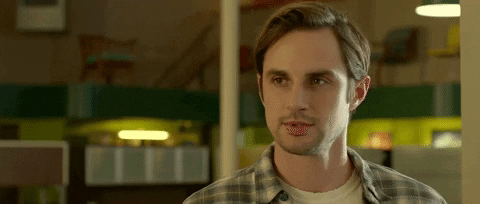 Handsome Guy Looking Away GIF