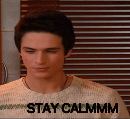 Handsome Guy Stay Calm GIF