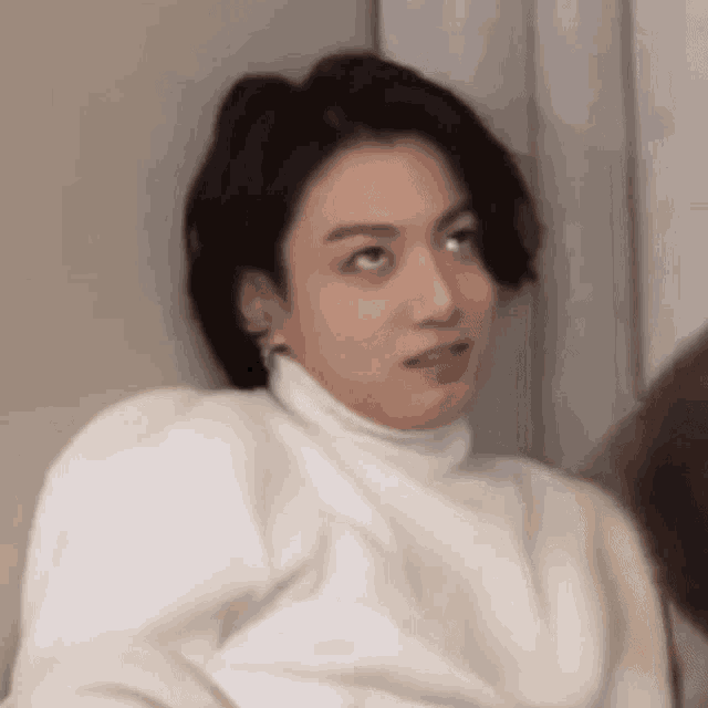 Handsome Jungkook Rolling Eyes GIF