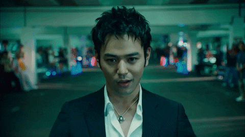 Handsome Man In Car Racing GIF