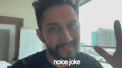 Handsome Man Noice Joke GIF