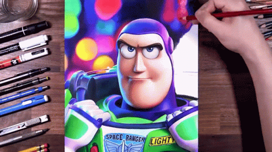 Handsome Portrait Buzz Lightyear GIF