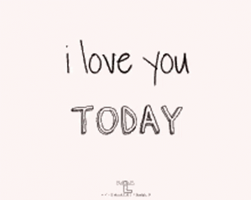 Handwritten I Love You Tomorrow Message