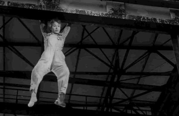 Hanging Jerry Blake Vintage Film Clip GIF