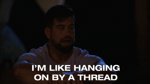 Hanging On Handsome Bearded Guy GIF