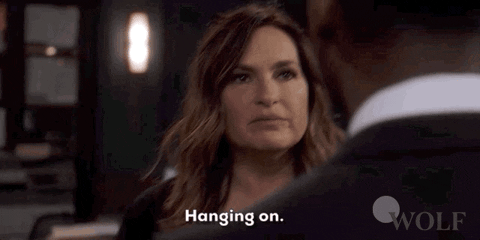 Hanging On Mariska Hargitay Law And Order GIF