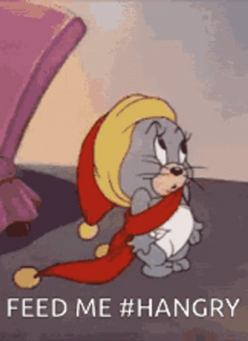 Hangry Jerry Feed Me GIF