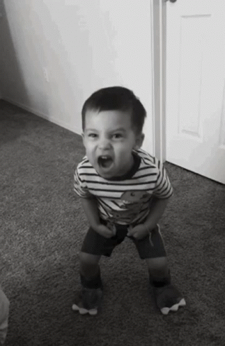 Hangry Kid Going Wild GIF