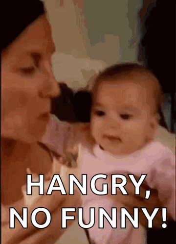 Hangry Not Funny Cute Baby GIF