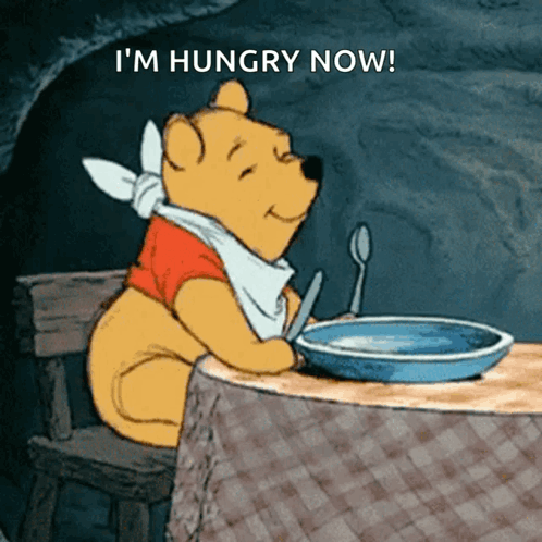 Hangry Now Winnie The Pooh Dancing GIF