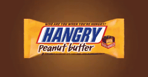 Hangry Peanut Butter Snickers Package