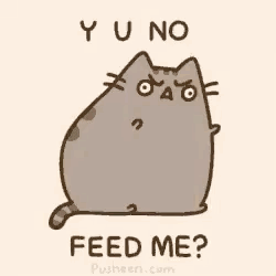 Hangry Pusheen Cat Annoyed GIF
