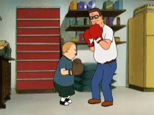 Hank Hill Kick In The Nuts Animation GIF