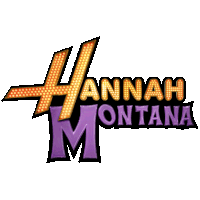 Hannah Montana Logo Sticker GIF