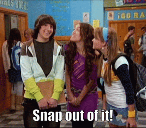 Hannah Montana Snap Out Of It GIF