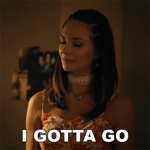 Hannah Oliver I Gotta Go GIF