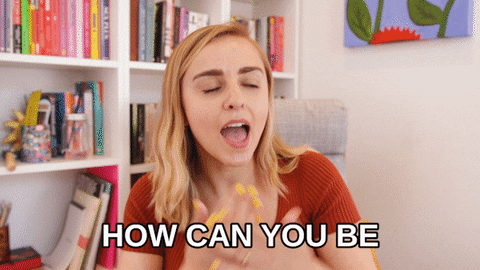 Hannah Witton Questioning Bad Communication GIF