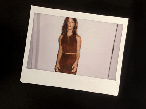 Hanneli Mustaparta In Polaroid Photos GIF