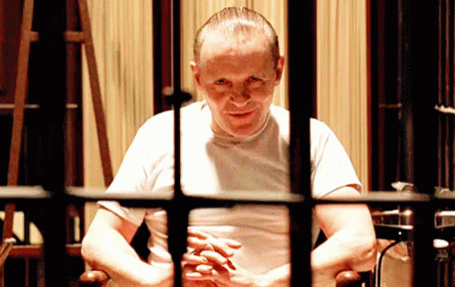 Hannibal Anthony Hopkins Creepy Face GIF
