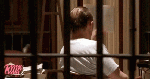 Hannibal Lecter Reading Book GIF