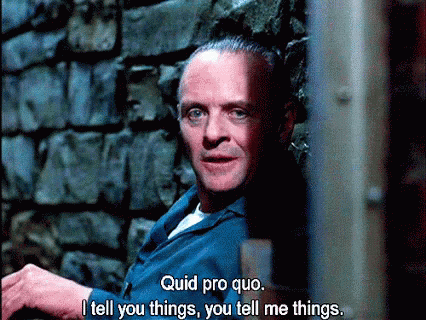 Hannibal Lecter Talking Tell Me Things GIF