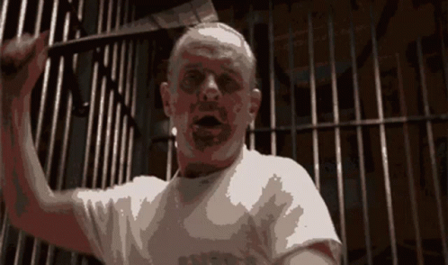Hannibal Lecter Whipping Someone GIF