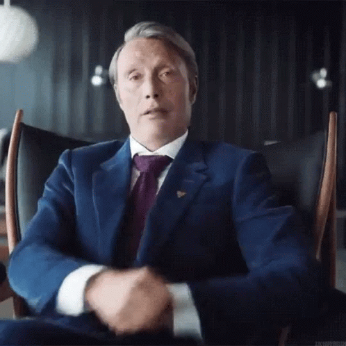 Hannibal Mads Mikkelsen Cool Handshake GIF