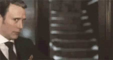 Hannibal Mads Mikkelsen Funny Face GIF