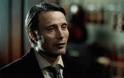 Hannibal Mads Mikkelsen Serious Face GIF