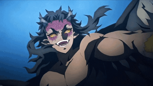 Hantengu Kimetsu No Yaiba Demon Slayer GIF