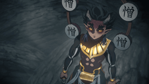 Hantengu Zohakuten Kimetsu No Yaiba GIF