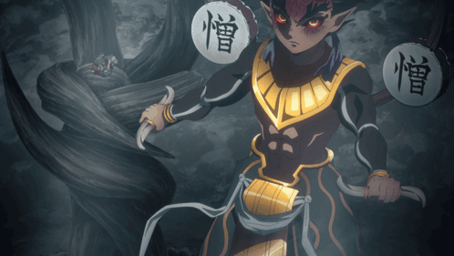 Hantengu Zohakuten Saying Something GIF