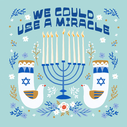 Hanukkah Candle We Could Use A Miracle GIF