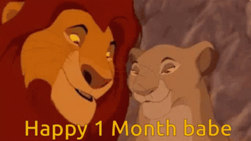 Happy 1 Month Anniversary Babe GIF