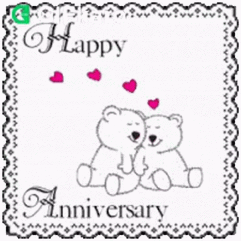 Happy 10th Anniversary Inlove White Bears GIF