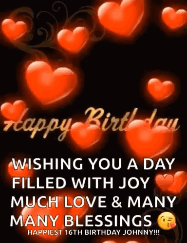 Happy 16th Birthday Johnny