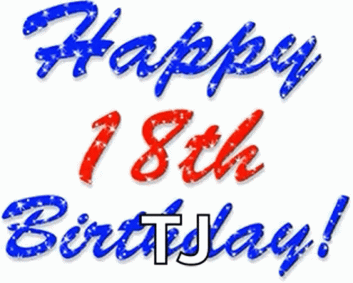Happy 18Th Birthday Sign GIF