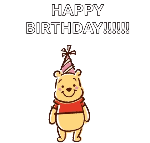 Happy 1st Birthday Winnie The Pooh And Friends GIF