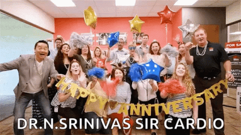 Happy 2 Year Work Anniversary Party Celebration GIF