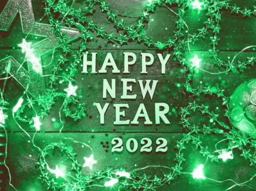 Happy 2022 Aesthetic New Year GIF