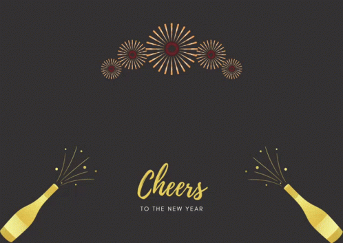 Happy 2022 Cheers Champagne GIF
