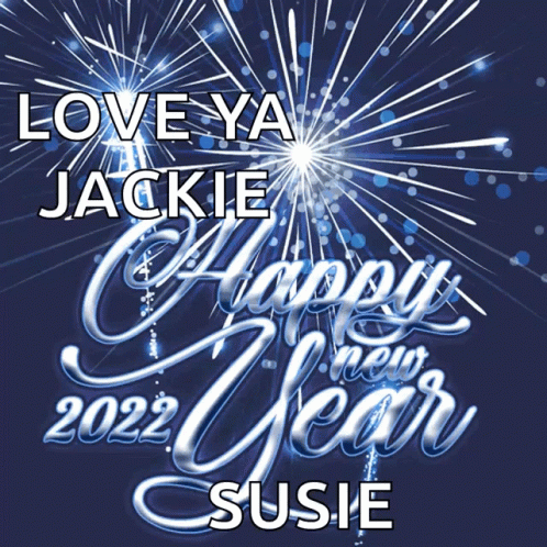 Happy 2022 Love Jackie GIF