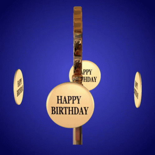 Happy 21st Birthday Spinning Key GIF