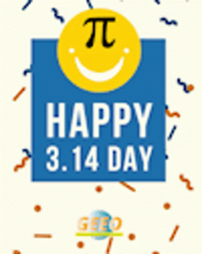Happy 3.14 Day Sign Smiling Face