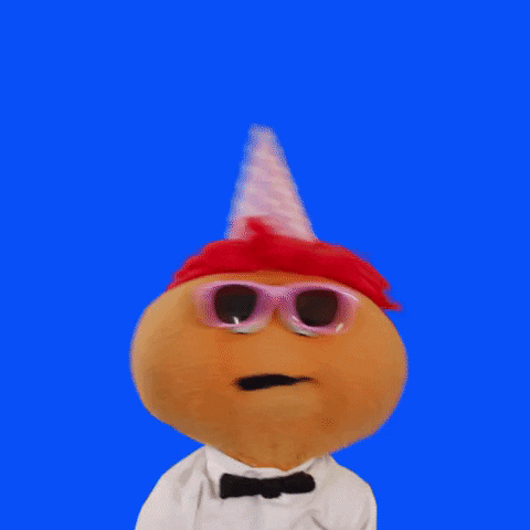 Happy 30th Birthday You're For Real Now Puppet GIF